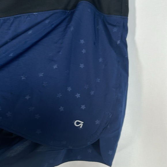 GapFit Maternity Navy Blue Star Print 3.5” Athletic Running Shorts Size XL - Picture 3 of 6